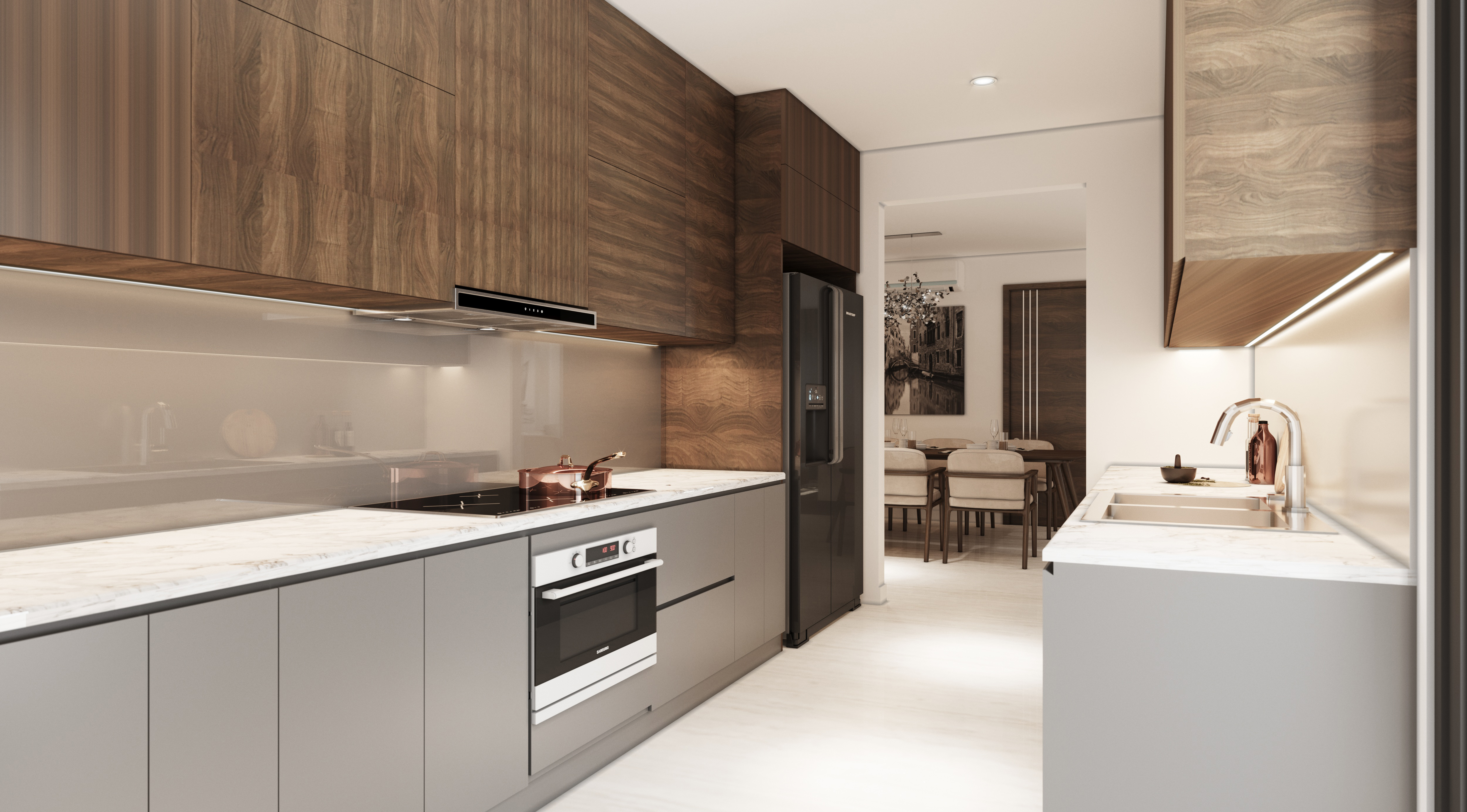 The interior design