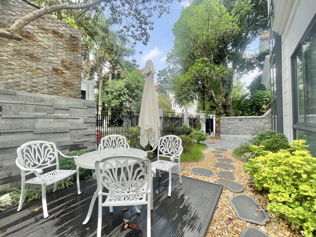 Exclusive garden villa with an elevator for rent in Ciputra Hanoi 2